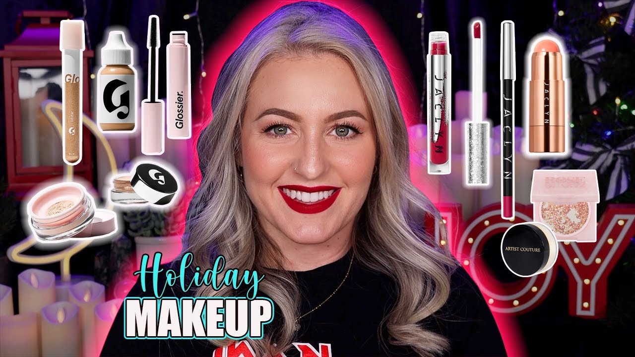 HOLIDAY MAKEUP | No-Makeup Makeup WINTER Trend 2021... and a bold lip 💋