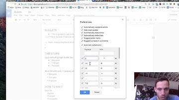 How to Adjust Tab Indentation and Size of Bullet in Google Docs - Method 2