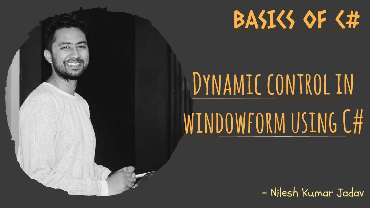 Dynamic control in Window Form in C#. - YouTube