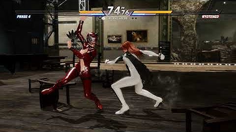 Dead or Alive 6 Phase 4 vs Nyotengu CPU vs CPU AI vs AI (hardest level 8)