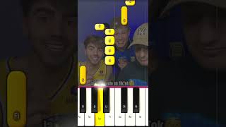 LA VI BAILAR EN TIKTOK #fedevigevani #ianlucas   #comohacermelodias #pianomusic  #pianocover #music Melodia