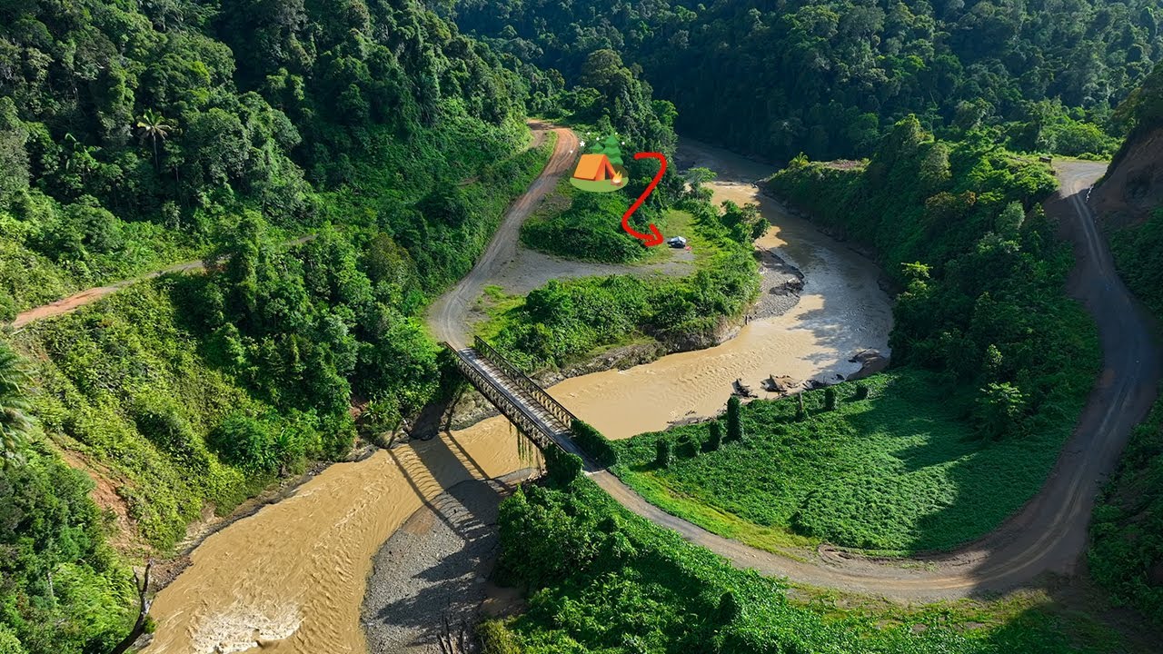 Off Road Camping Terjumpa Daging 🦌🥩 Fresh dalam Hutan di Sarawak Borneo/3H2M.