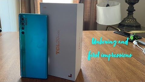 TCL 20 Pro unboxing and first impressions