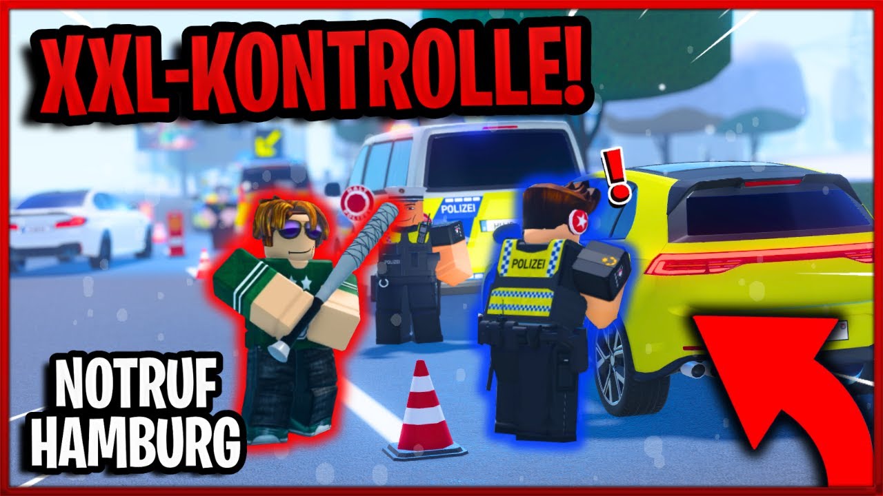 XXL Verkehrskontrolle bei OSSO ESKALIERT in NOTRUF HAMBURG! 💥 (Notruf Hamburg Roleplay)