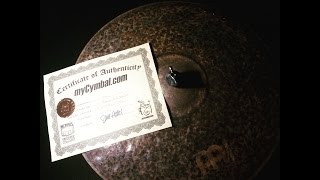 MEINL Cymbal Unboxing and Demo Profile