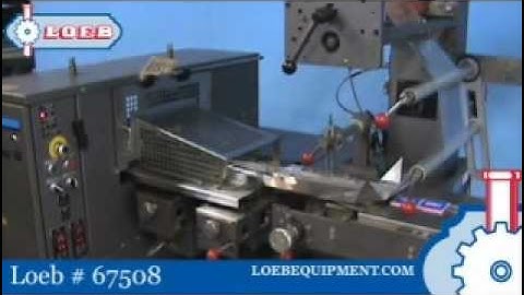 Horizontal Flow Wrapper - Doboy Mustang IV - Loeb # 67508