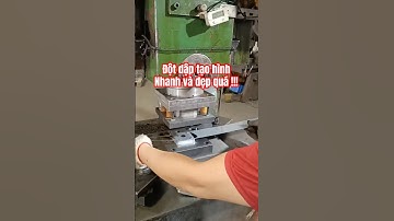Máy dập này lên bộ cấp phôi tự động thì quá tuyệt vời!    #dotdap #tudonghoa #khuondot #dapvuot