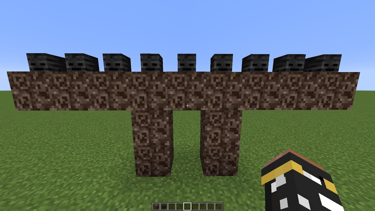 what if you create a DOUBLE LONG WITHER in MINECRAFT - YouTube