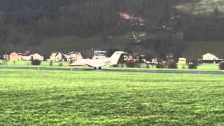 Pilatus PC-24 P01 is starting in from Runway 25