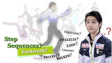 Figure skating footwork | 6 types of Step and turns Sequences | How to get level 4?