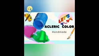 how to make acleric color?? ;ازاى تعمل الوان اكليريك بالطريقة الأصلية? وفروا فلوسكم