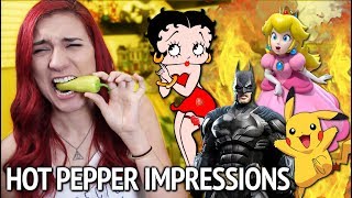 HOT PEPPER IMPRESSIONS CHALLENGE (bad idea)
Eat some hot stuff. Do some voices. Cry.
My InkBox Tattoos: https://inkbox.com/collections/brizzy-voices
WHAT UP WORLD tshirts: http://store.dftba.com/products/what-up-world-shirt
FOLLOW ME ON THE THINGS!
twitter: http://www.twitter.com/brizzyvoices
facebook: http://www.facebook.com/brizzyvoices
vlogs: http://www.youtube.com/brizzyvlogs
instagram: http://www.instagram.com/brizzyvoices
twitch: http://www.twitch.tv/brizzyvoices
meow! HOT PEPPER IMPRESSIONS CHALLENGE (bad idea)