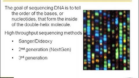 Next Generation Sequencing 1 of 2  How to Sequence