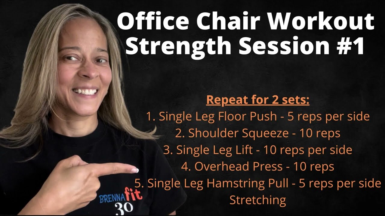 GET FIT AT WORK - IN YOUR CHAIR! 8-Minutes