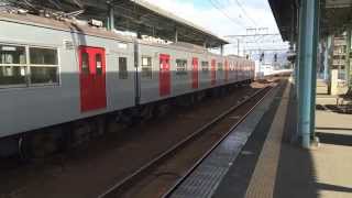 [103系1500番台6両編成]E12+E15唐津発福岡空港行き14:12発