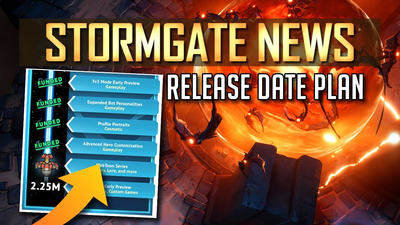 Stormgate Release Date Details & New Kickstarter Update! YouTube