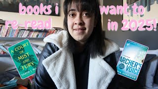 books i want to RE-READ in 2025! @AmeliaJaneReads
