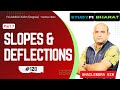 L 120 - Slopes & deflections - Part 7 | Demo class | SOM | #civilengineering #studyfibharat #sscje