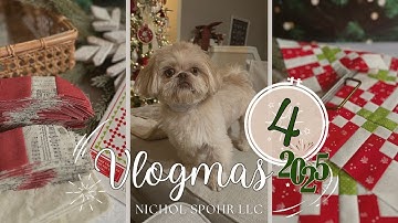 Vlogmas Day 4 is FULL of SEWING Fun