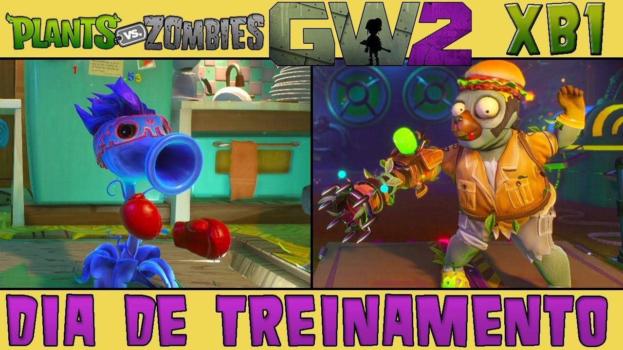 Plants vs. Zombies Garden Warfare 2 - Dia de Treinamento - YouTube
