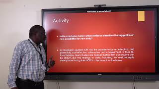 Conclusion of a Research Proposal