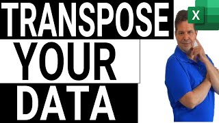How to Transpose in Excel - Paste Special do the job.