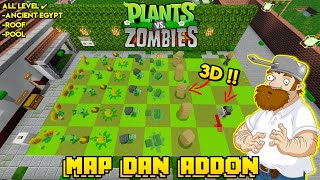 PLANT VS ZOMBIE ADDON AND MAP SHOWCASE!! SO SIMILAR TO THE ORIGINAL GAME!! screenshot 4