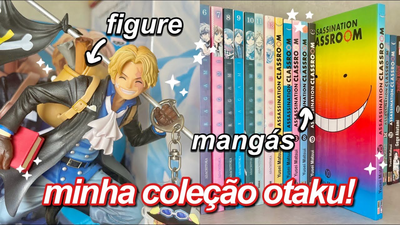 Tour pela minha coleção de mangás e figures 2024!