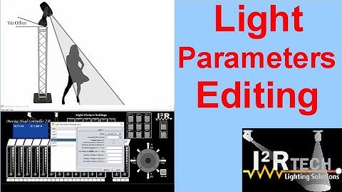 DMX Board, Light Parameters Management Tutorial - Controller for Remote Controlled Followspot System