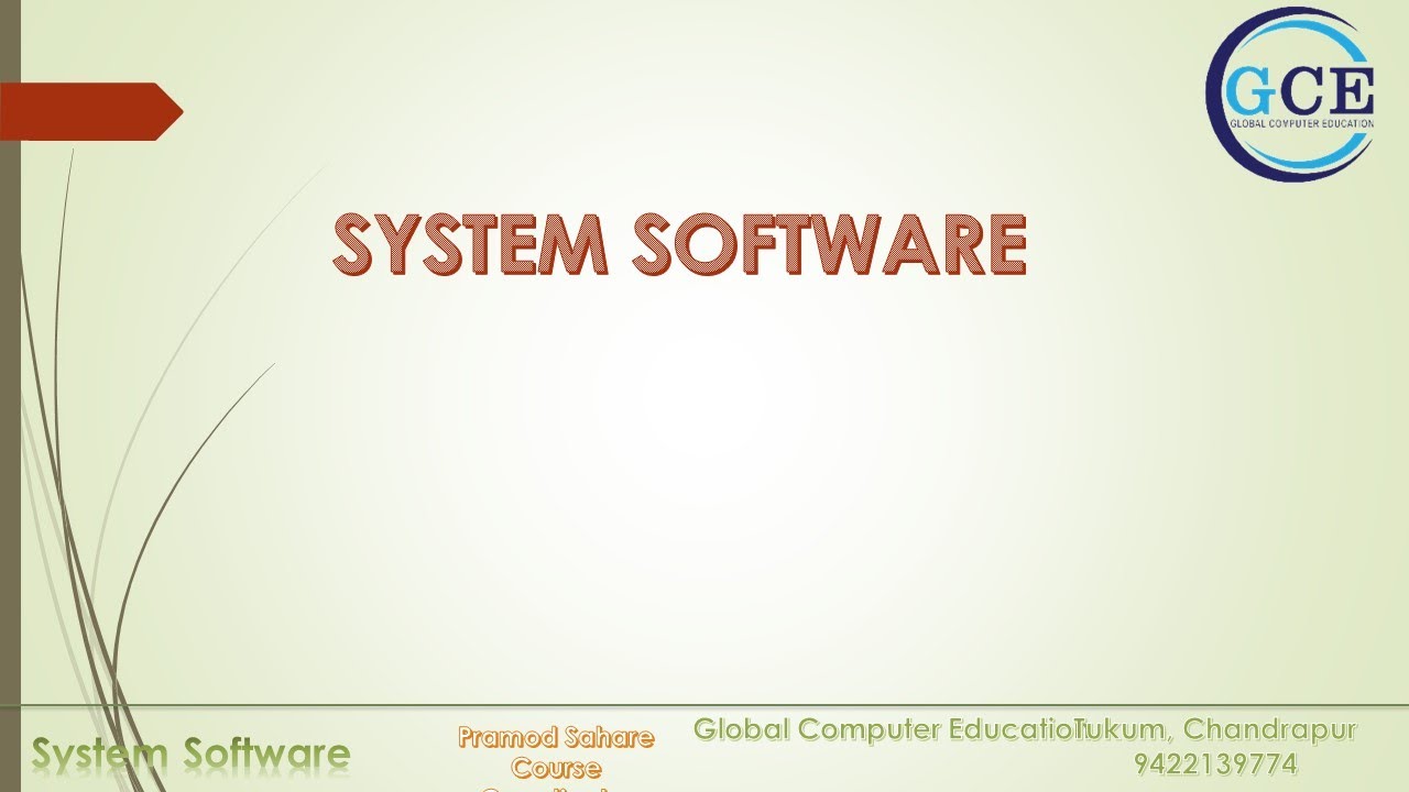 System Software - YouTube
