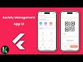 Society Management User App UI in Flutter | Smart Society