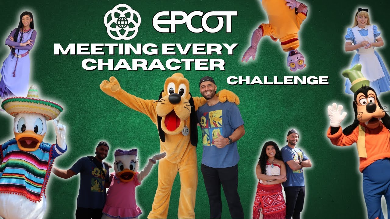 Meeting EVERY Character Challenge | EPCOT