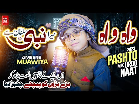 New latest Pashto Naat 2023 - Wah Wah Sumra Khaista Nabi Sultan Dy - By Ameer Muawiya امیر معاویہ