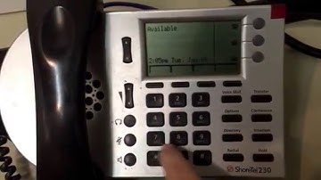 Shoretel IP Phone IP Reset