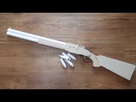 как сделать дробовик из картона. ружье из картона. самодельное игрушечное оружие. как сделать дробовик из картона. дробовик из бумаги.