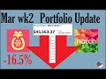 March Wk2 Portfolio Update | -16.5% from ATH&#39;s