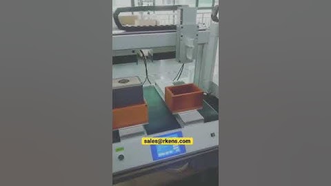 Desktop UV glue dispensing with curing light