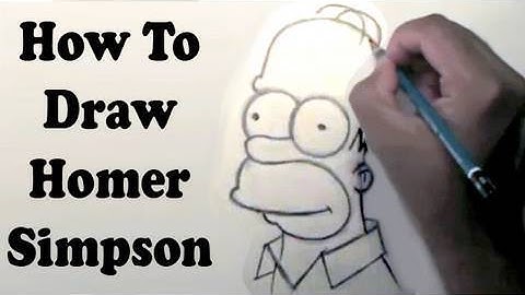 How To Draw Homer Simpson