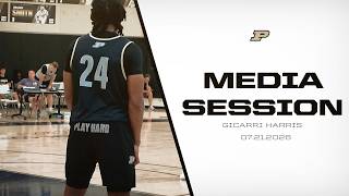 Gicarri Harris Media Session | Purdue Men's Basketball