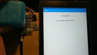 flutter reactive ble no scan demo, hm-19 ble module, micropython pico, source in the description