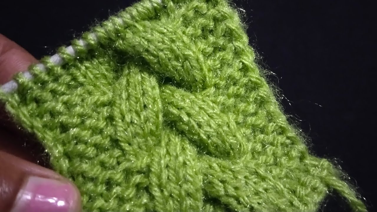 Knitting Cable Design ।।ਅੱਠ ਸਿਲਾਈਆਂ ਦਾ ਕੇਬਲ ਡਿਜ਼ਾਈਨ।। Design no.204