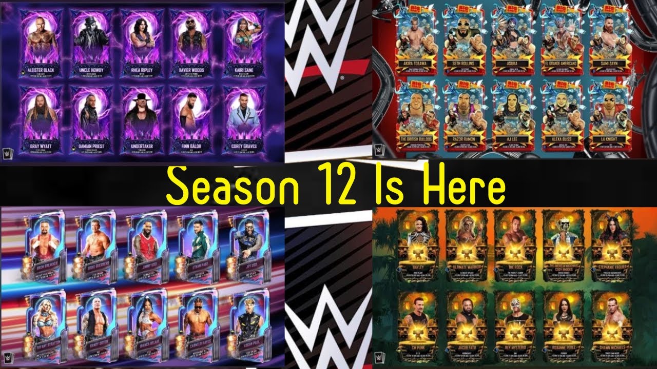 WWE SuperCard Season 12 Is Here, Grab Bag Pack Opening & More