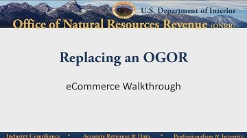 Adjusting Your Accepted OGOR Part 2: Replacing an OGOR