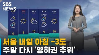 [날씨] 서울 내일 아침 -3도…주말 다시 '영하권 추…