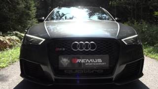 Audi RS3 type 8V with REMUS cat back system Motech Performance screenshot 4