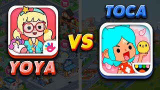 Toca Boca vs Yoya World ❤️ Toca life world vs YoYa: Busy Life World