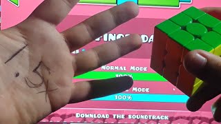 I Beat FINGERDASH At 1.5x SPEED While Solving A Rubik's Cube