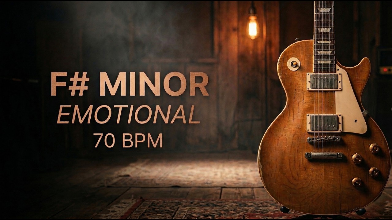 F# Minor Emotional Backing Track | 70 BPM - YouTube