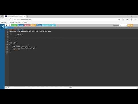 Sum of array element's using Recursion