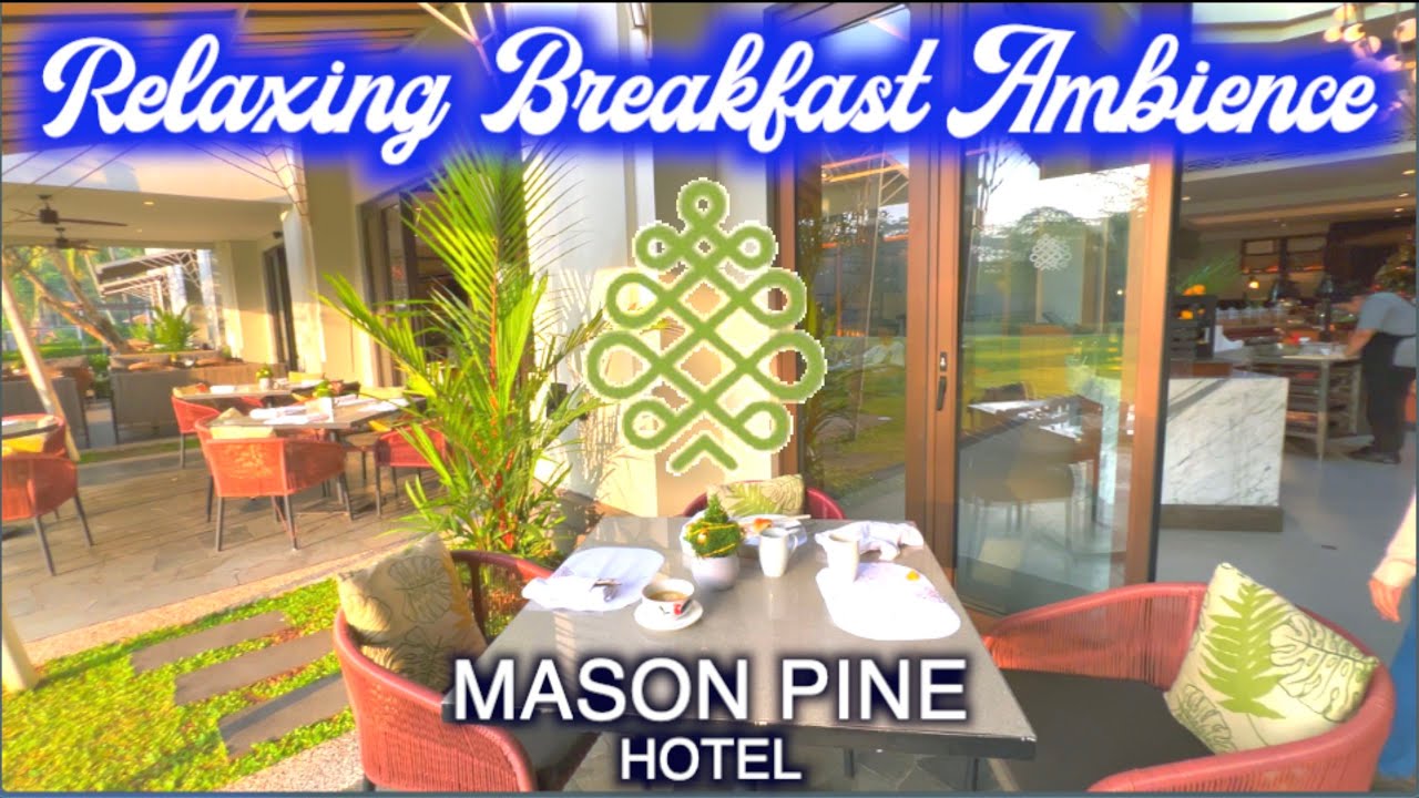 Спокойная атмосфера для утреннего завтрака | Отель Mason Pine